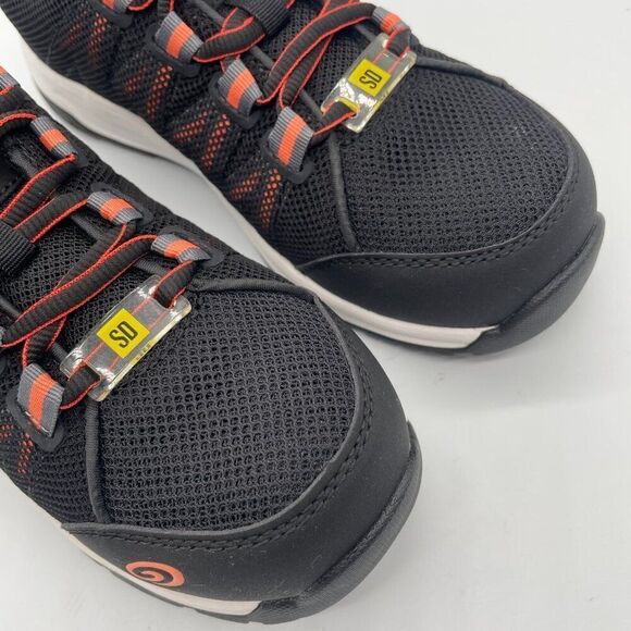 Nautilus Accelerator Women's US 6B Work Shoes Black Red Composite Safety Toe - Picture 4 of 11